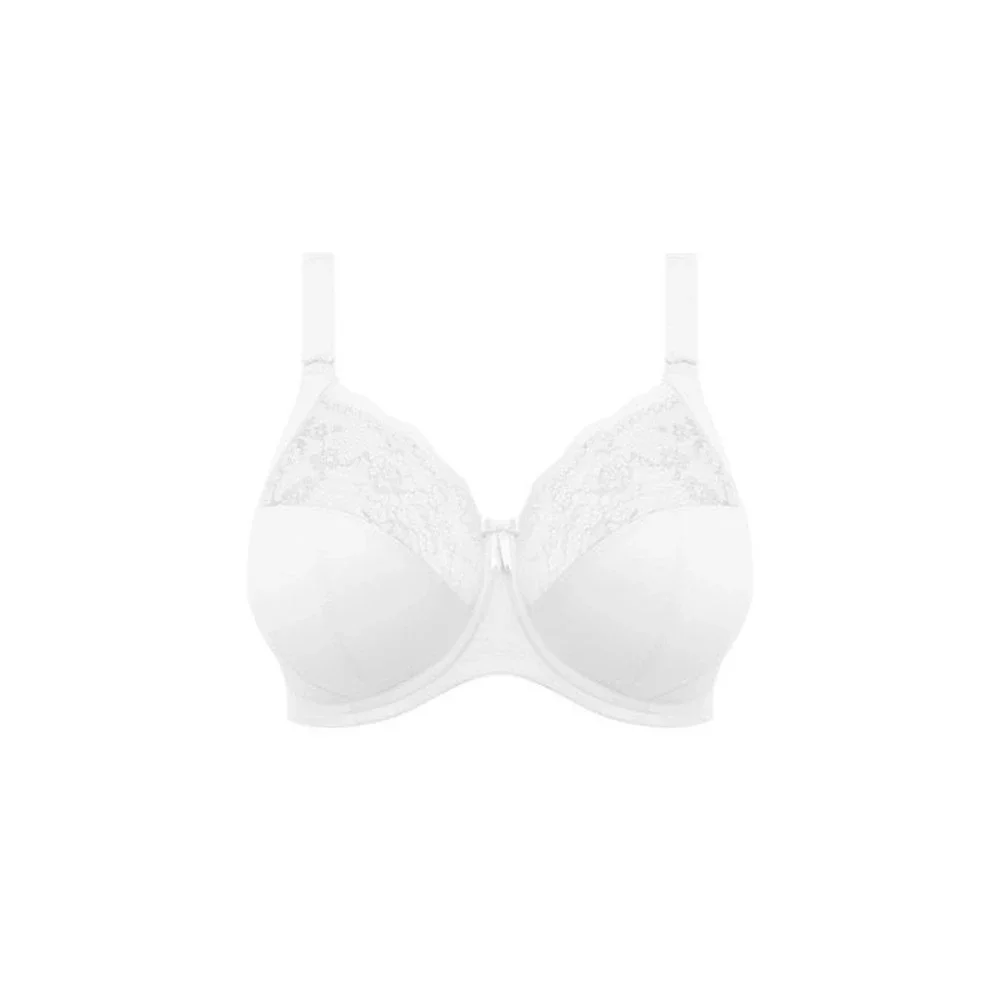 Elomi Morgan Underwire Bra White EL4111WHE Lace Full Coverage 34O US 34K UK